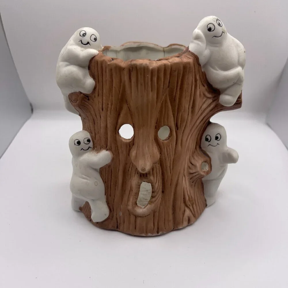 Vintage Haunted Tree Candle Holder